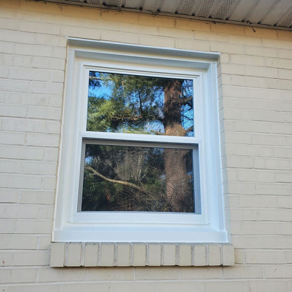 double hung window exterior view