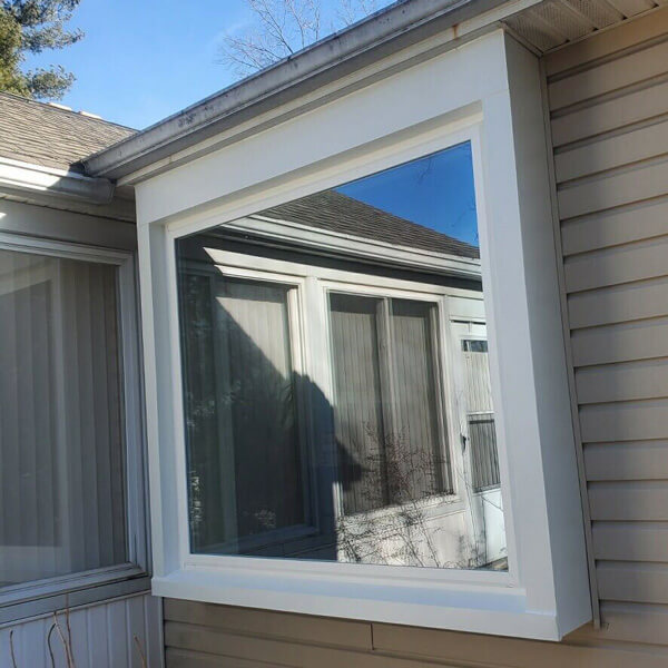 Newly installed Castle windows enhancing a home's beauty and security in Pennsylvania.